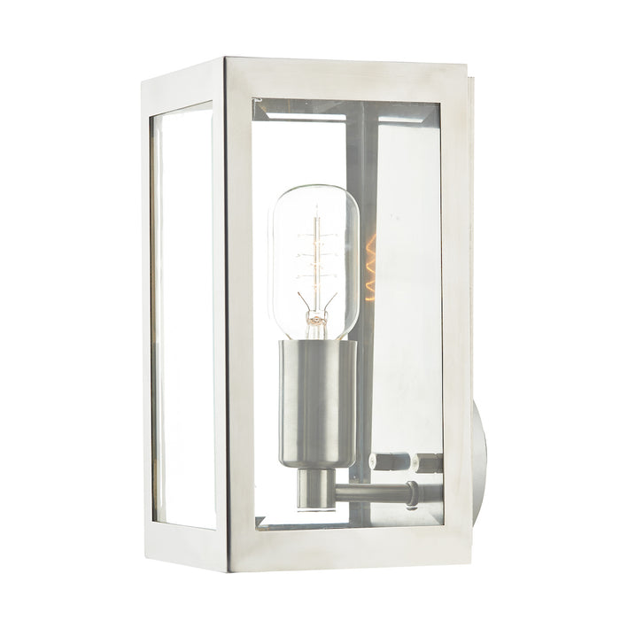 Era Outdoor Wall Light Stainless Steel Glass IP44<br>Polished Stainless Steel