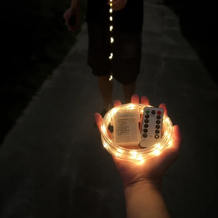Everglow – Solar PVC Tube Outdoor String Lights
