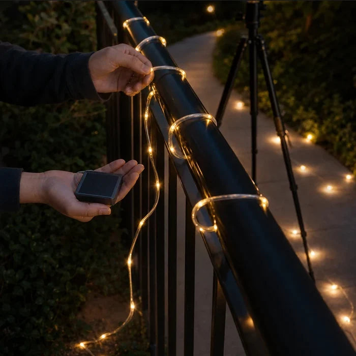Everglow – Solar PVC Tube Outdoor String Lights