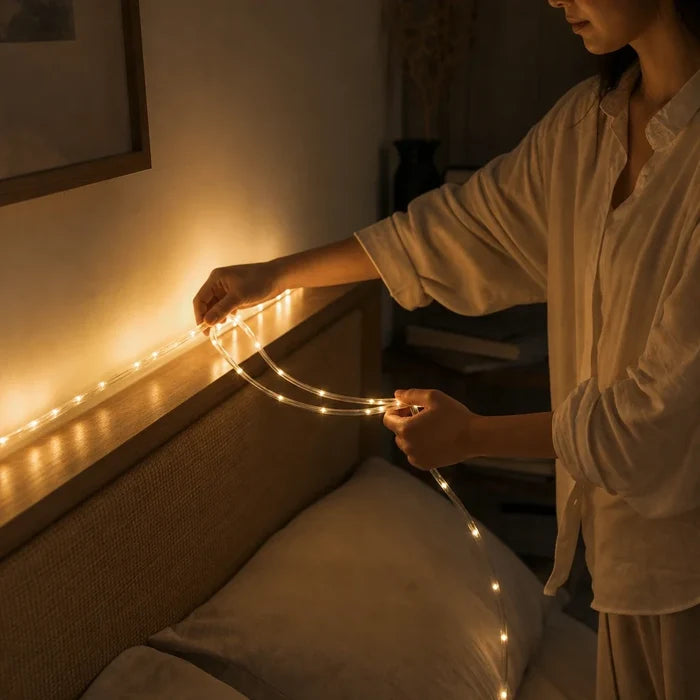 Everglow – Solar PVC Tube Outdoor String Lights