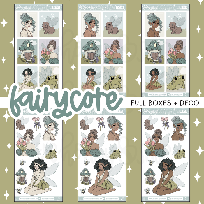 Fairycore | 8 Page Weekly Kit | Choose your Skin Tone!