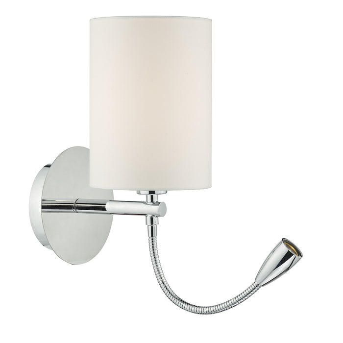 Feta Wall Light LED Polished Chrome Base Only<br>Polished Chrome