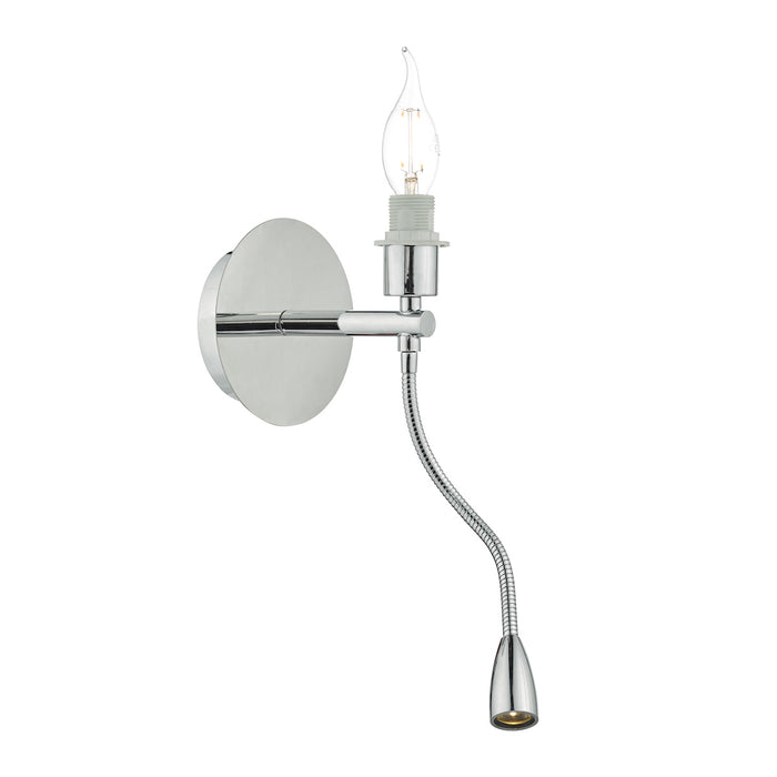 Feta Wall Light LED Polished Chrome Base Only<br>Polished Chrome