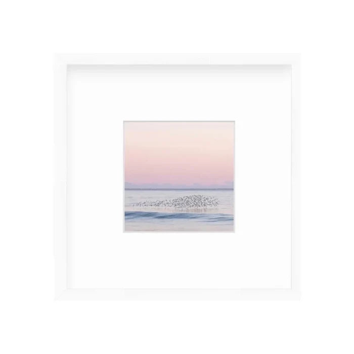 "Flock Shelfie" Shelfie framed coastal print by Lauren Marttila