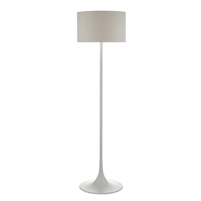 Floor Lamp Grey With Shade <br>Matt Grey