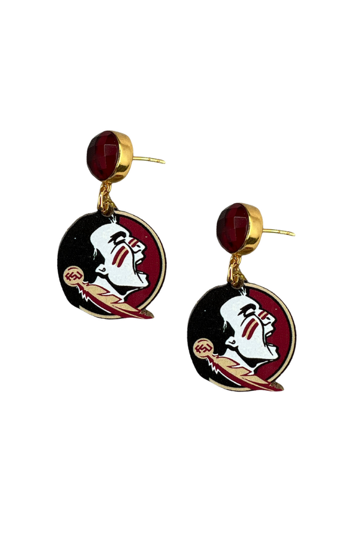 Florida State Mini Seminoles Earrings