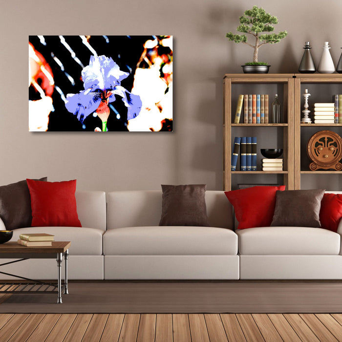 Flower On Abstract Background