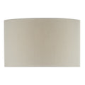 Funchal Grey Cotton Drum Shade 43cm<br>Grey