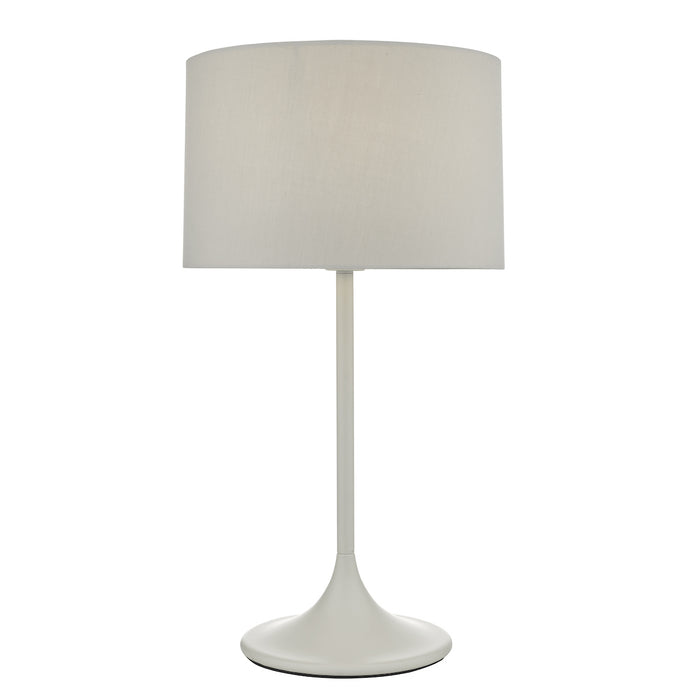 Funchal Table Lamp Grey With Shade <br>Matt Grey