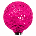 G40 LED Patio Lights - E-12 - Pink - 25 Pack