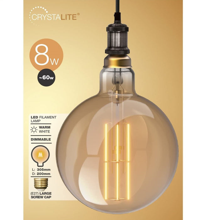 Giant LED Lamp Bulb 200x305mm