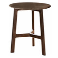 Girona Round Side Table Walnut