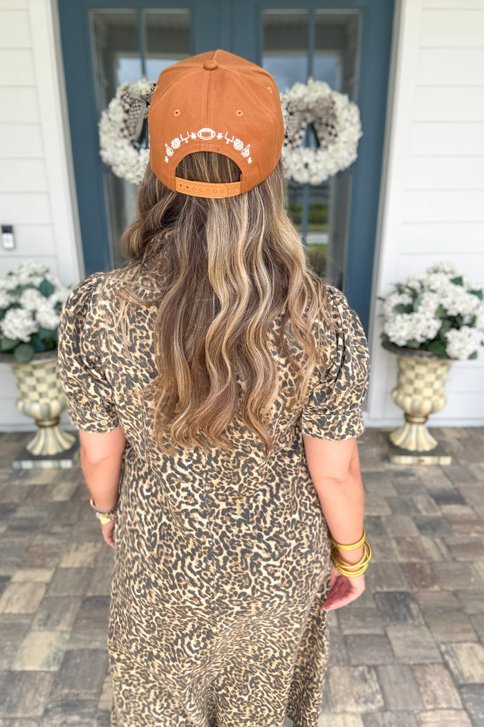 Golden Hour Leopard Midi Dress
