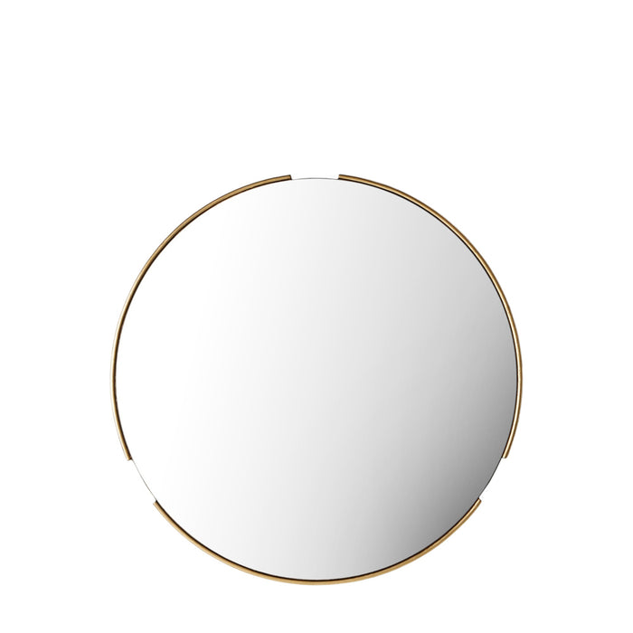 Goleen Round Mirror Gold