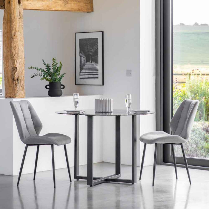Gondomar Dining Chair Light Grey (2 Pack)