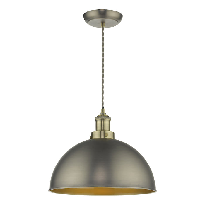 Governor Pendant Antique Chrome Antique Brass<br>Antique Chrome