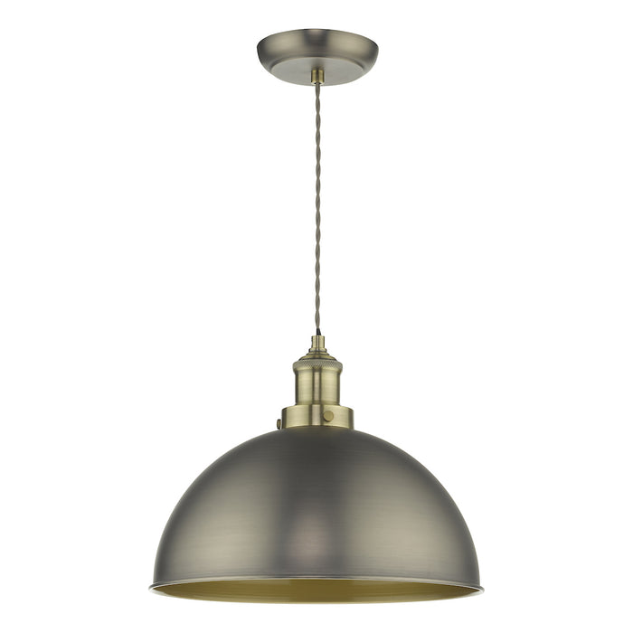 Governor Pendant Antique Chrome Antique Brass<br>Antique Chrome
