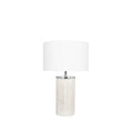 Haley Washed Wood Table Lamp with Shade