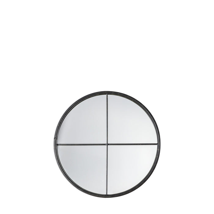 Hansel Round Mirror Black