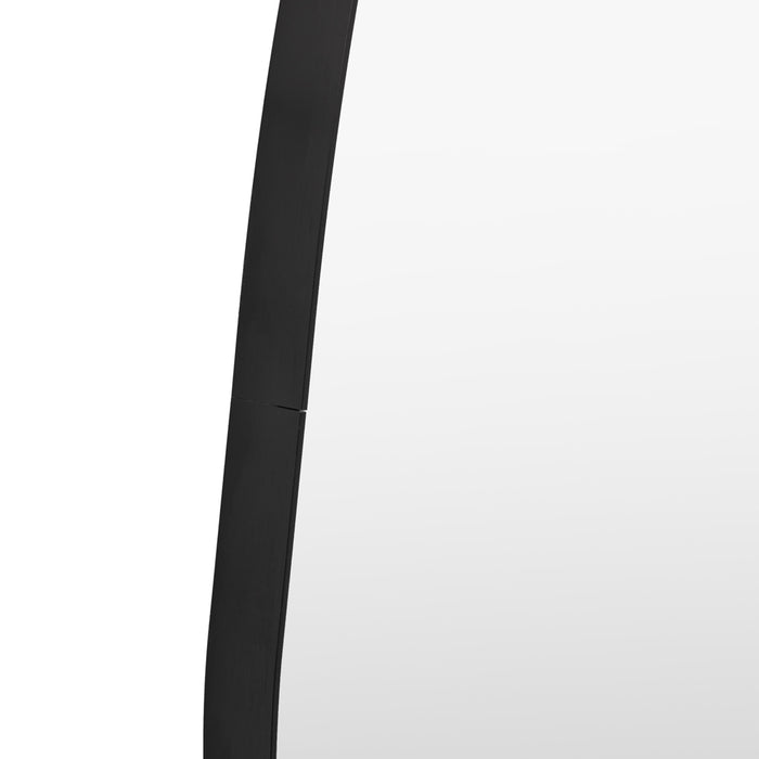 Holworth Pebble Mirror Black Small