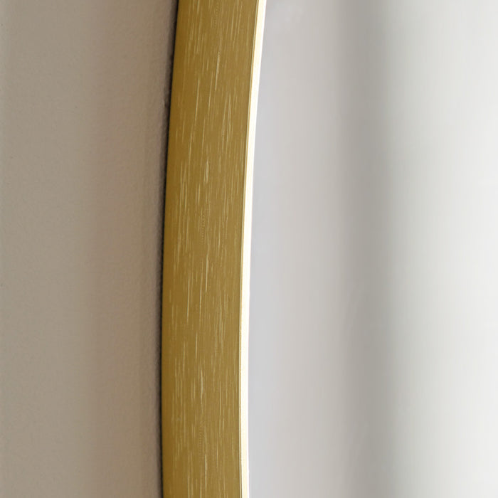 Holworth Pebble Mirror Gold Large