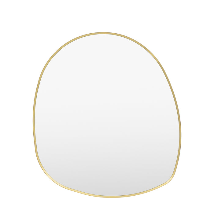 Holworth Pebble Mirror Gold Large