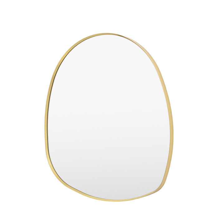 Holworth Pebble Mirror Gold Large