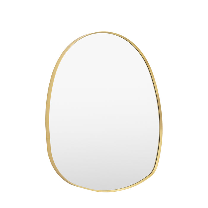 Holworth Pebble Mirror Gold Large