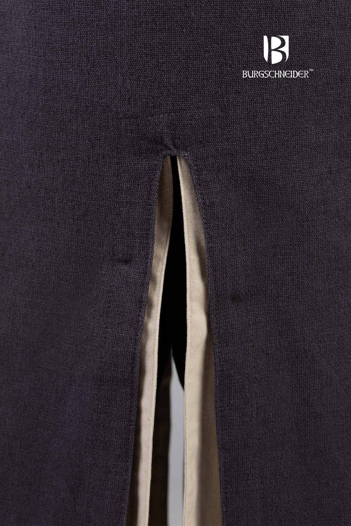 Hooded Long Tunic Renaud Grey-GoblinSmith