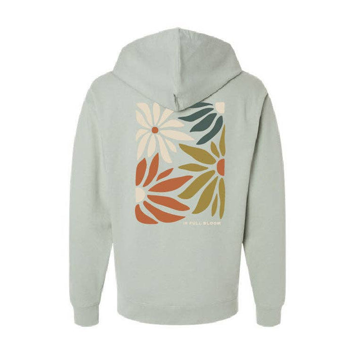 In Full Bloom Unisex Hoodie - Dusty Sage