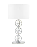 Innsbruck Table Lamp Polished Chrome With Shade <br>Polished Chrome