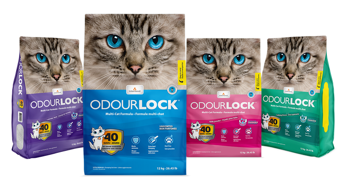 Intersand Odourlock Ultra premium multi-cat litter formula
