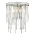 Isla 2 Light Wall Light Polished Chrome And Clear Glass<br>Glass