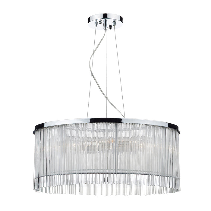 Japan 50cm 3 Light Pendant White<br>Glass