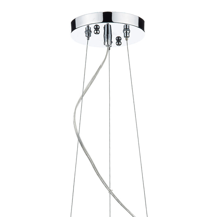 Japan 50cm 3 Light Pendant White<br>Glass