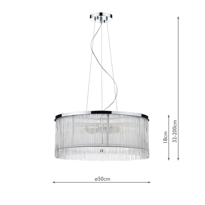 Japan 50cm 3 Light Pendant White<br>Glass