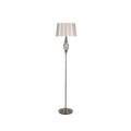 Jenna Twisted Base Antique Brass Floor Lamp