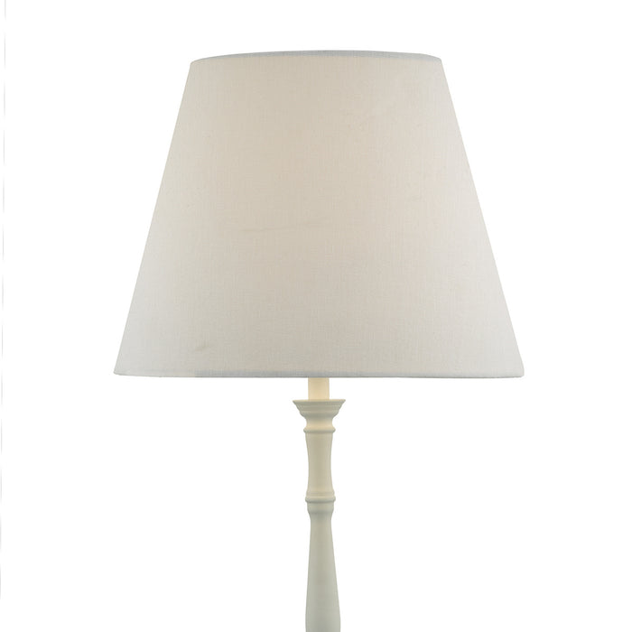 Joanna Table Lamp White With Shade <br>Matt White