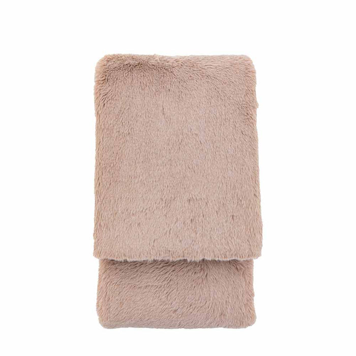 Juniper Faux Fur Throw Large Mauve