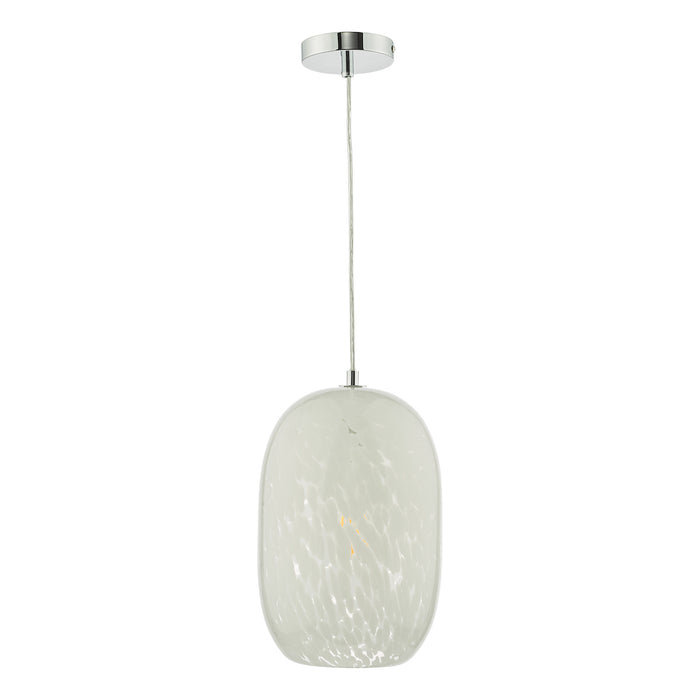 Kari Pendant White Glass<br>White Glass
