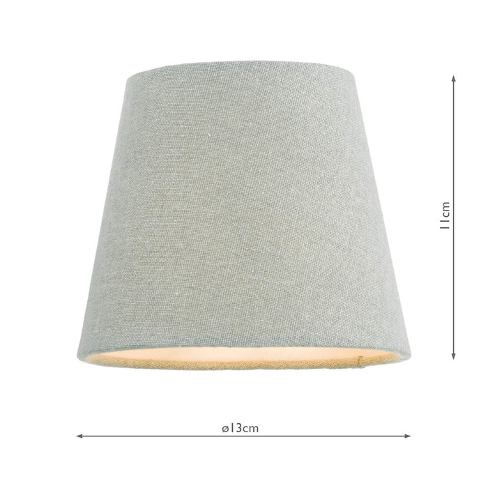 Kelso Black Cotton Drum Shade 28cm<br>Black