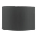 Kelso Black Cotton Drum Shade 38cm<br>Black