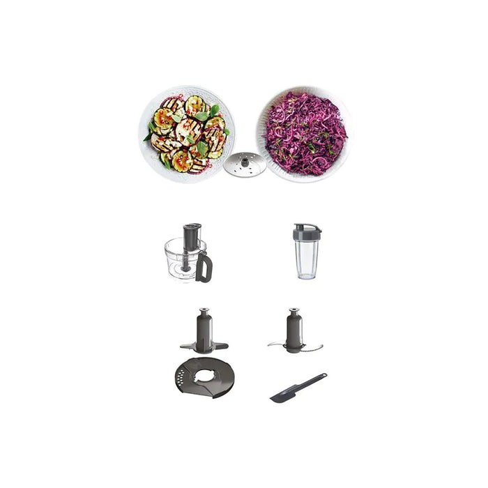 Kenwood FDP65.180SI Multipro Express 2 in 1 Food Processor - Silver