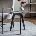 Kyoto Round Side Table Black