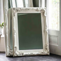 Lampedusa Carved Mirror Cream