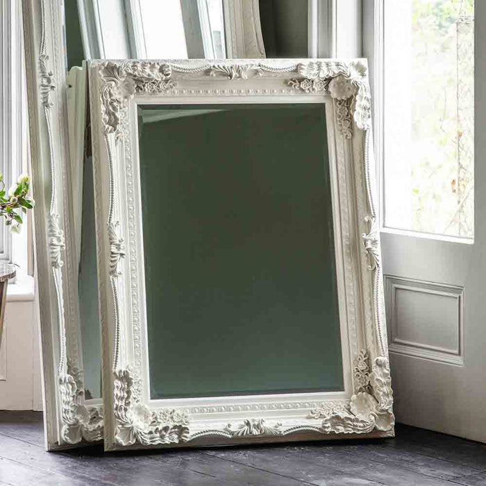 Lampedusa Carved Mirror Cream