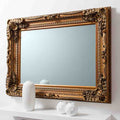 Lampedusa Carved Mirror Gold