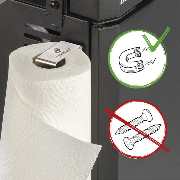 Landmann Stainless Steel Magnetic Kitchen Roll Holder
