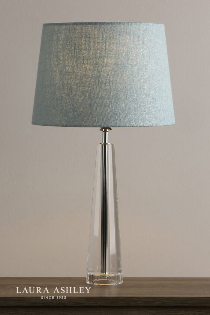 Laura Ashley Blake Table Lamp Crystal and Polished Chrome Base Only