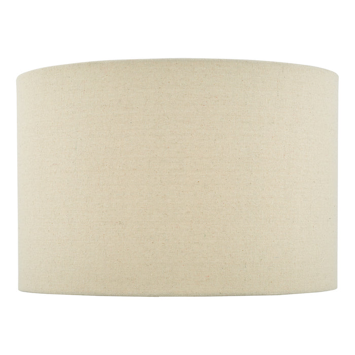 Lava Natural Linen Drum Shade 35cm<br>Natural